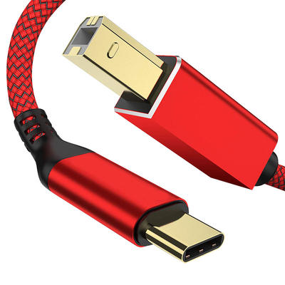 Printer Cable (USB C to USB B Male）
